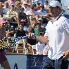 Tennis player Andy Roddick
competes in his 'Roddick Foundation' 9th annual tennis tournament for charity at Boca Pointe Country Club. Andy's foundation aids in the development of at-risk children and families, including those that have been abused and neglected.