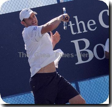 Tennis player Andy Roddick