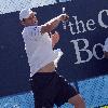 Tennis player Andy Roddick
competes in his 'Roddick Foundation' 9th annual tennis tournament for charity at Boca Pointe Country Club. Andy's foundation aids in the development of at-risk children and families, including those that have been abused and neglected.