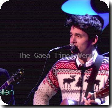 John Mayer
appears and performs on NBC's 'The Ellen DeGeneres Show'
USA