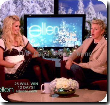 Paris Hilton
appears on NBC's 'The Ellen DeGeneres Show' and talks about how she has been offered to go to several places for New Years. Ellen thanks Paris for always being upbeat and asks her if she is ever down. Hilton also talks about her sister's recent home burglary. Hilton talks about her newest fragrance, her 9th, 'Siren'.
USA