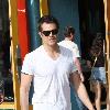 Johnny Knoxville 
out shopping at the Apple store in Hollywood.