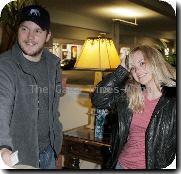 Anna Faris and her husband, Chris Pratt