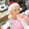 Holly Madison makes a stop at The Jewelers in support of her Holly Jolly Christmas Toy Drive to benefit Toys For Tots and The Salvation Army.