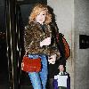 Nicola Roberts leaving Mayfair after shopping.