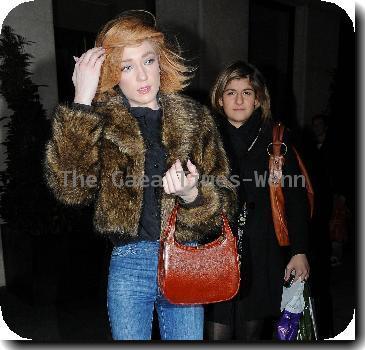 Nicola Roberts leaving Mayfair after shopping.