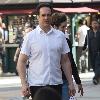 Diedrich Bader shops with his family in HollywoodLos Angeles.