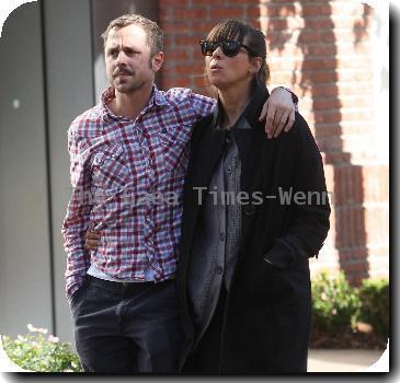 Giovanni Ribisi and his wife Mariah O'Brien out and about Christmas shoppingLos Angeles.