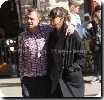 Giovanni Ribisi and his wife Mariah O'Brien out and about Christmas shoppingLos Angeles.