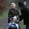 Gwen Stefani and Gavin Rossdale
 take their son, Zuma Nesta Rock, for a walk on Hampstead Heath.
London, England - 26.12.09
Credit: IANS- WENN