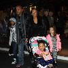 Stephen Belafonte and Melanie Brown Christmas shopping together with her children Phoenix Chi and Angel Iris Murphy.Los Angeles.