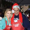 Vicky Pratt and Victor WebsterChristmas Eve at the Los Angeles Mission.Los Angeles.