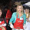 Vicky Pratt and Victor WebsterChristmas Eve at the Los Angeles Mission.Los Angeles.