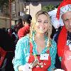 Vicky Pratt and Victor WebsterChristmas Eve at the Los Angeles Mission.Los Angeles.