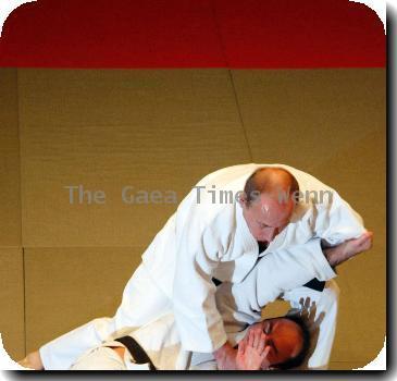 Putin shows Olympic judo team his moves
Russian Prime Minister Vladimir Putin takes part in practise sessions for the country's Olympic judo team.
  The 57-year-old politician refused to be outdone by the youngsters and showed them a few moves of his own, pinning down one daring martial artist as he demonstrated his self defence skills.
  And Putin was willing to share more of his talents with them, telling the team's trainer,