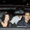 Mario Lopez leaving Katsuya restaurant in Hollywood.Los Angeles, California.