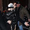 Angelina Jolie and son Maddox, leaving the Broadway showing of 'Mary Poppins.