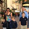 Victoria Beckham
takes her sons Cruz, Romeo and Brooklyn to the movies.