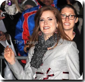 Amy Adams arrives at the Ed Sullivan Theater to appear on the 'Late Show With David Letterman' New York City.