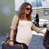 Rebecca Gayheart out shopping with friends while looking heavily pregnant. Los Angeles.