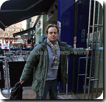 Jason Donovan 
arriving at the Heart FM studios in central London..