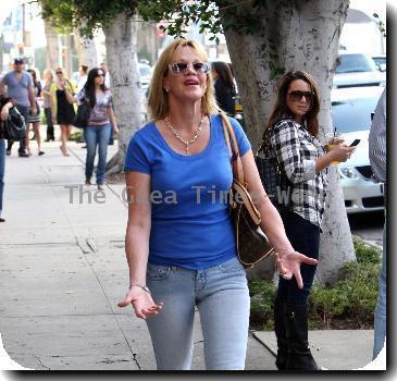 Melanie Griffith
 seen shopping in Beverly Hills..