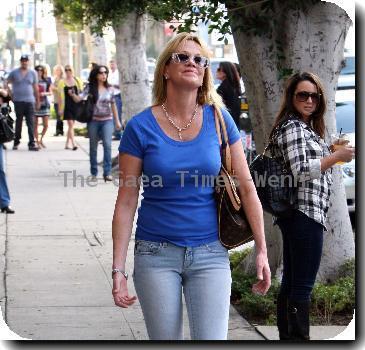 Melanie Griffith
 seen shopping in Beverly Hills..