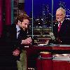 Bradley Cooper
looks at the eraser that was in his mug of water while promoting the DVD release of his comedy 'The Hangover' on CBS' 'Late Show With David Letterman'
USA