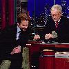 Bradley Cooper
looks at the eraser that was in his mug of water while promoting the DVD release of his comedy 'The Hangover' on CBS' 'Late Show With David Letterman'
USA