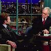 Bradley Cooper
looks at the eraser that was in his mug of water while promoting the DVD release of his comedy 'The Hangover' on CBS' 'Late Show With David Letterman'
USA