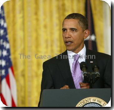 U.S. President Barack Obama makes remarks on jobs in the East Room January 8, 2010 at the White House in Washington, DC. President Obama has announced new funding to create clean technology manufacturing jobs..