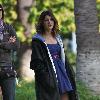Shenae Grimes
on the set of her television show '90210' filming on location in Hollywood. Shenae Grimes
on the set of her television show '90210' filming on location in Hollywood.