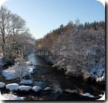 Snow scene from Roundwood