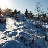 Snow scene from Roundwood, the highest village in Ireland, which experienced temperatures as low as -13.7 degrees Celsius last night Wicklow.