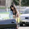 Vanessa Hudgens out running errands in Toluca Lake Los Angeles.