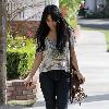 Vanessa Hudgens out running errands in Toluca Lake Los Angeles.