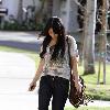 Vanessa Hudgens out running errands in Toluca Lake Los Angeles.