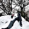 Atmosphere
 statue of the legendary Irish playwright, poet and author Oscar Wilde is covered in snow in Merrion Square park.