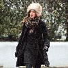 Trinny Woodall 
wrapped up an a warm coat and a Russian style fur hat
makes her way home after taking her children to school
London, England - 11.01.10
Credit Mandatory:IANS- WENN