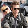 Christina Aguilera and Cam Gigandet
on a motorcycle on the set of their new movie 'Burlesque'.