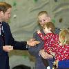 *Prince William meets Maddie Sutton 
at Gym Tots play group during a visit to RAF Coningsby in Lincolnshire on January 11, 2010. 
Lincolnshire, England - 11.01.10
**NO UK SALES FOR 28 DAYS**
Mandatory Credit: IANS-WEN