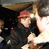 Robert Downey Jr. arriving at Lutter & Wegner am Gendarmenmarkt restaurant. Berlin.