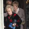 Actress Doris Roberts leaving a restaurant in Beverly HillsLos Angeles.