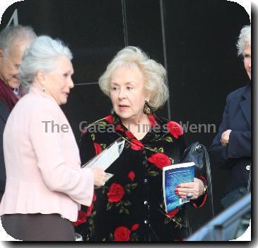 Actress Doris Roberts leaving a restaurant in Beverly HillsLos Angeles.