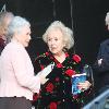 Actress Doris Roberts leaving a restaurant in Beverly HillsLos Angeles.