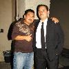 Guillermo Diaz (Jimmy Kimmel live) backstage with his cousin who also works on the showHollywood.