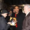 American actor Anthony Anderson leaving NBC studiosNew York City.