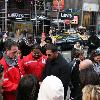 David Blaine
performs card tricks in Times Square for tourists and passers by in order to raise money for the Red Cross Haiti Earthquake Relief Fund..