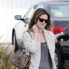 Rachel Bilson 
leaving Andy LeCompte salon in Beverly Hills..