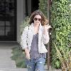 Rachel Bilson 
leaving Andy LeCompte salon in Beverly Hills..